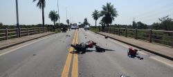 Tránsito complicado sobre le puente Belgrano,murió un motociclista 