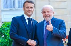 Lula y Macron lanzaron submarino hecho en Brasil con tecnología francesa