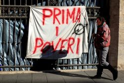 La pobreza en Italia alcanzó su pico máximo en casi 10 años
