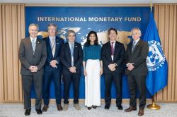 Caputo reunido con el  FMI y del Tesoro norteamericano