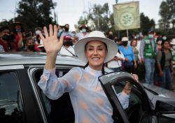 Sheinbaum amplía su ventaja  por la presidencia de México en junio