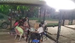 Resistencia, Chaco: Un rayo cayó a centímetros de una familia