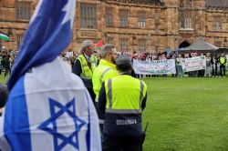 Australia: manifestantes pro palestinos acampaban en universidades