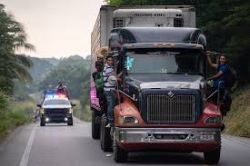 Peligroso viaje en camiones por el sueño americano