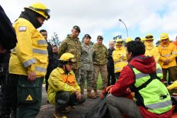 En Mercedes, Provincia capacitó a bomberos en el combate de incendios forestales junto a Nación