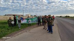 El Sindicato de Camioneros se manifiesta por Ruta 12 en Corrientes